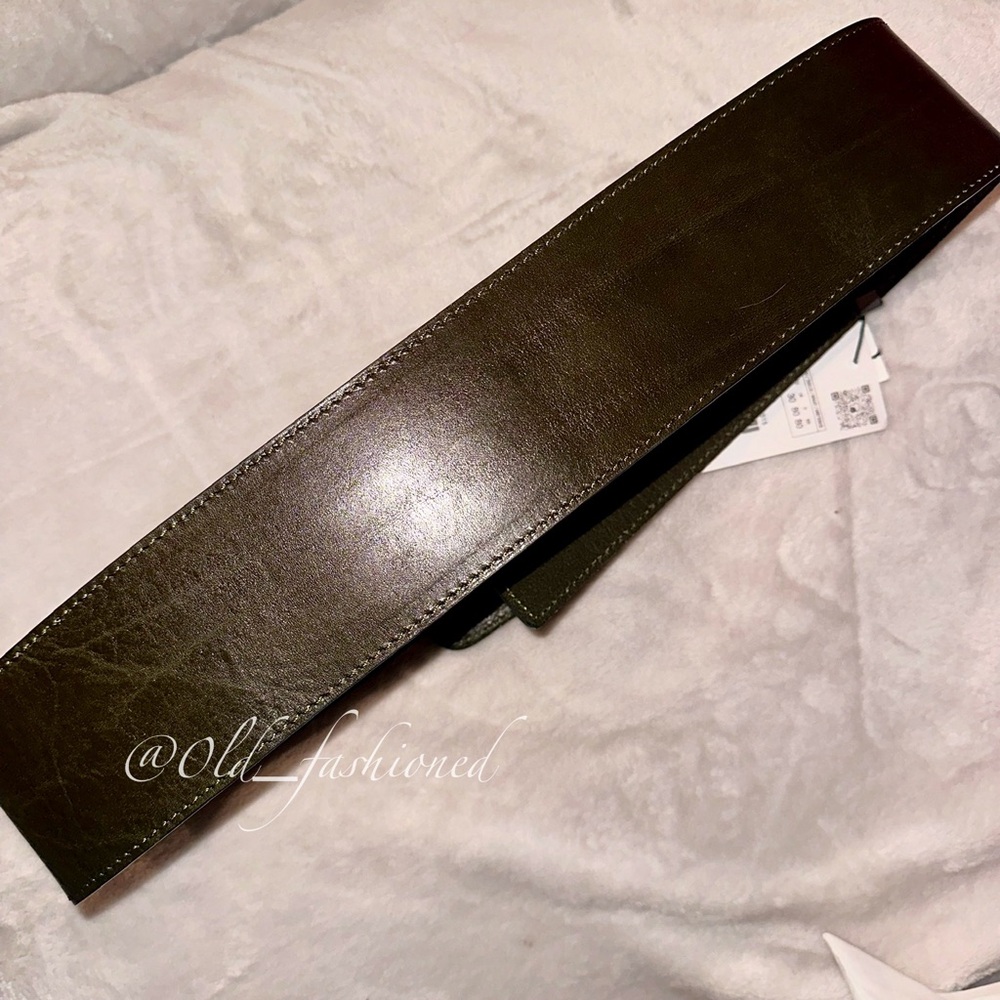 ZARA Leather Buckle Belt - Picture 8 of 12